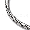 201 Stainless Steel Snake Chain Slider Bracelets for Women STAS-D301-09P-2
