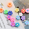 Handmade Polymer Clay Flower Plum Blossom Beads CLAY-CJ0001-09-3