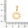 304 Stainless Steel Pendants STAS-H453-16G-3