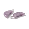 Natural Lilac Jade Pendants G-Z022-03B-3