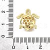 Brass Micro Pave Clear Cubic Zirconia Beads KK-V011-57G-3
