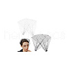 AHADERMAKER 2Pcs 2 Colors Polyester Fascinator Mesh Face Veil DIY-GA0007-07-7