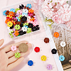 SUNNYCLUE 100Pcs Opaque Acrylic Beads MACR-SC0001-63-3