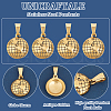 Unicraftale Vacuum Plating 304 Stainless Steel Pendants STAS-UN0050-73-5