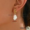 Elegant Brass Dangle Stud Earrings AI3565-4-2