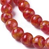 Synthetic Gold Clinquant Stone Beads Strands G-E551-A02-3