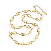 304 Stainless Steel Link Chain Necklaces NJEW-U023-04D-G-4