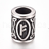 304 Stainless Steel European Beads OPDL-G010-07AS-08A-1