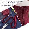 Cloth Cord for Women's Wedding Dress Zipper Replacement SRIB-WH0007-80D-6