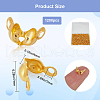 SOFPLATE 1200Pcs Brass Bead Tips KK-SP0001-93G-2