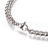 Tarnish Resistant Men's Curb Chain BJEW-E369-14B-2