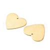 Ion Plating(IP) 201 Stainless Steel Pendants STAS-A056-09G-3