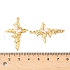 304 Stainless Steel Resin Pendants STAS-C134-38G-3