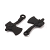 Spray Painted Alloy Pendants PALLOY-K003-11-3