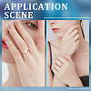 Beebeecraft 60Pcs 3 Colors Adjustable Brass Finger Rings Components KK-BBC0005-39-5