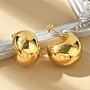 304 Stainless Steel Stud Earrings for Women EJEW-U051-01G-1