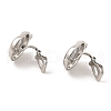 Alloy Clip-on Earring Findings FIND-L015-010P-2