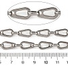 304 Stainless Steel Teardrop Link Chains CHS-S012-09P-3