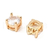 Brass Micro Pave Cubic Zirconia Pendants KK-D382-04G-02-2