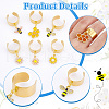 304 Stainless Steel Open Cuff Rings RJEW-UN00015-4
