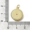 Brass Micro Pave Cubic Zirconia Pendants KK-C090-20G-3