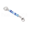 6Pcs Sea Animal Zinc Alloy Pendant Decorations HJEW-JM03159-01-5