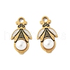 304 Stainless Steel Enamel Pendants STAS-R168-07G-1