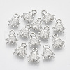 Plating ABS Plastic Pendants KY-N007-10-1