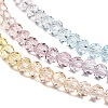 Transparent Painted Glass Beads Strands DGLA-A034-T3mm-A15-4