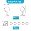 CREATCABIN 24 Pairs Brass Huggie Hoop Earring Findings DIY-CN0002-20-2