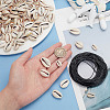   DIY Natural Shell Necklace Making Kit DIY-PH0017-96-3