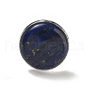 Natural Lapis Lazuli Round Adjustable Rings RJEW-K371-09S-25-3