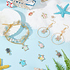   12 Style Alloy Enamel Pendants ENAM-PH0002-56-2