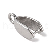 Non-Tarnish 304 Stainless Steel Ice Pick Pinch Bails STAS-Z058-01P-06-2