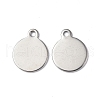 Non-Tarnish 304 Stainless Steel Charms STAS-C066-27P-1