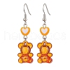 6Pairs 6 Colors Acrylic Dangle Earrings EJEW-JE05958-4