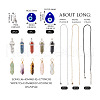 DIY Pendant Necklace Making Kits DIY-TA0001-39-42