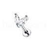 304 Stainless Steel Cubic Zirconia Cartilage Earrings WGBE79F-04-1