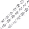 Tarnish Resistant 304 Stainless Steel Coffee Bean Link Chains CHS-E010-01P-1