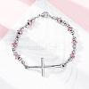 201 Stainless Steel Link Chain Bracelets BJEW-A032-02P-01-1