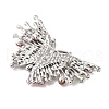Butterfly Alloy Colorful Rhinestone Brooch JEWB-R025-05-2