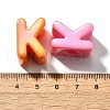 UV Plating Opaque Acrylic Beads SACR-Z007-01K-3