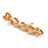 Alloy with Iron Clip Hair Barrettes PHAR-G014-01A-G-3