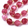 Natural Dolomite Beads Strands G-T131-85A-04-3