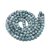 Baking Painted Glass Beads Strands X-DGLA-S115-8mm-S79-2