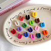 Opaque Acrylic European Beads OACR-M027-01U-1