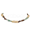 Natural Citrine & Tiger Eye & Green Aventurine Chip Beaded Necklaces NJEW-JN05099-01-1