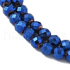 Electroplated Synthetic Non-magnetic Hematite Beads Strands G-A263-B01-01B-3
