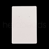 Rectangle Paper Earring Display Cards CDIS-D007-01G-4