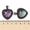 Natural Fluorite Pendants G-A095-01AS-03-3